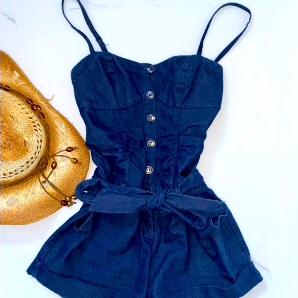 Guess Jean Romper Dress XS